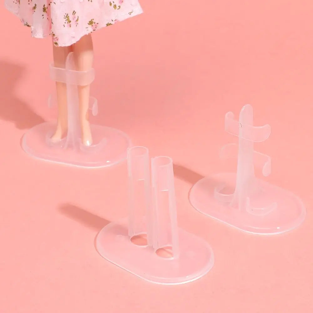 Plastic Display Holder Doll Support Leg or waist Holders For  Dolls