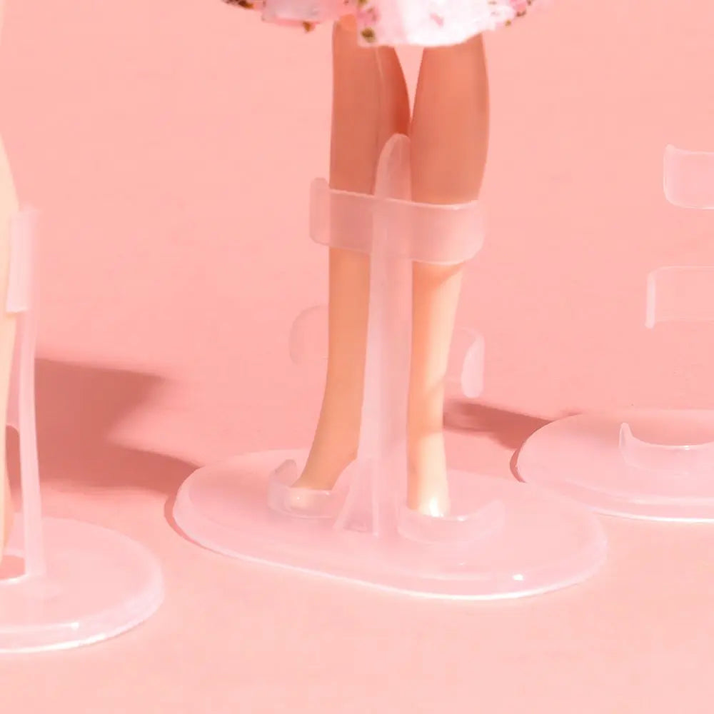 Plastic Display Holder Doll Support Leg or waist Holders For  Dolls