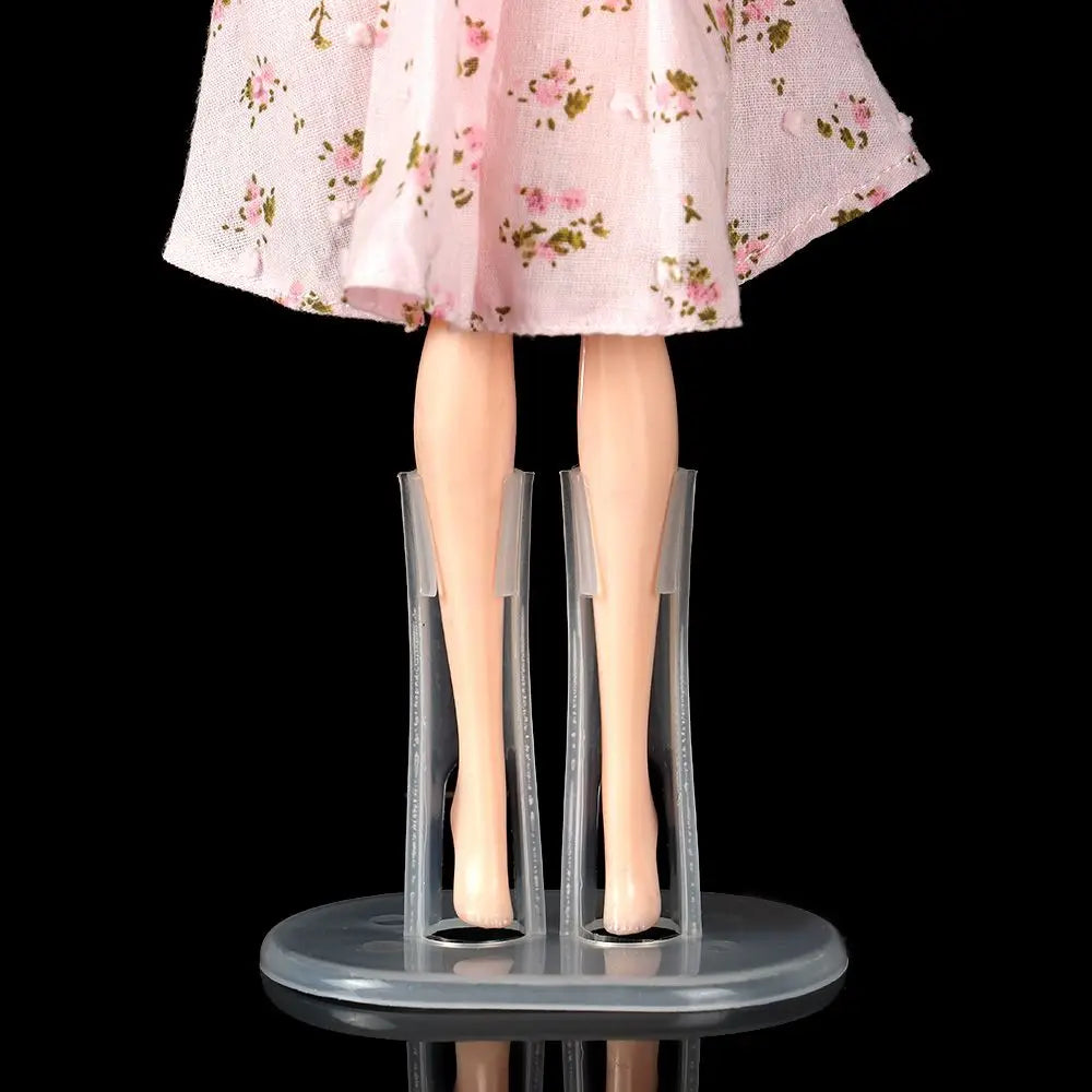 Plastic Display Holder Doll Support Leg or waist Holders For  Dolls