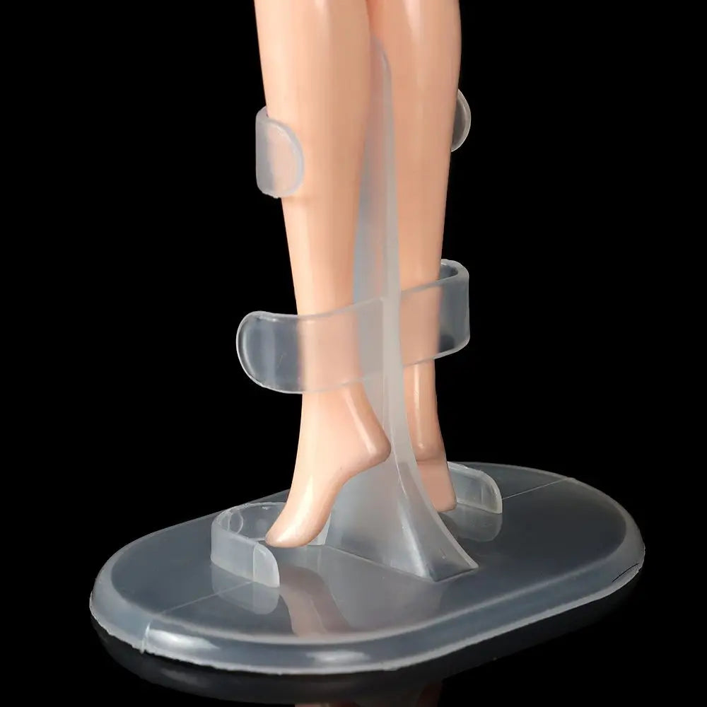 Plastic Display Holder Doll Support Leg or waist Holders For  Dolls